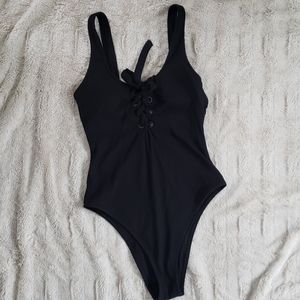 Aerie ribbed one piece swimsuit